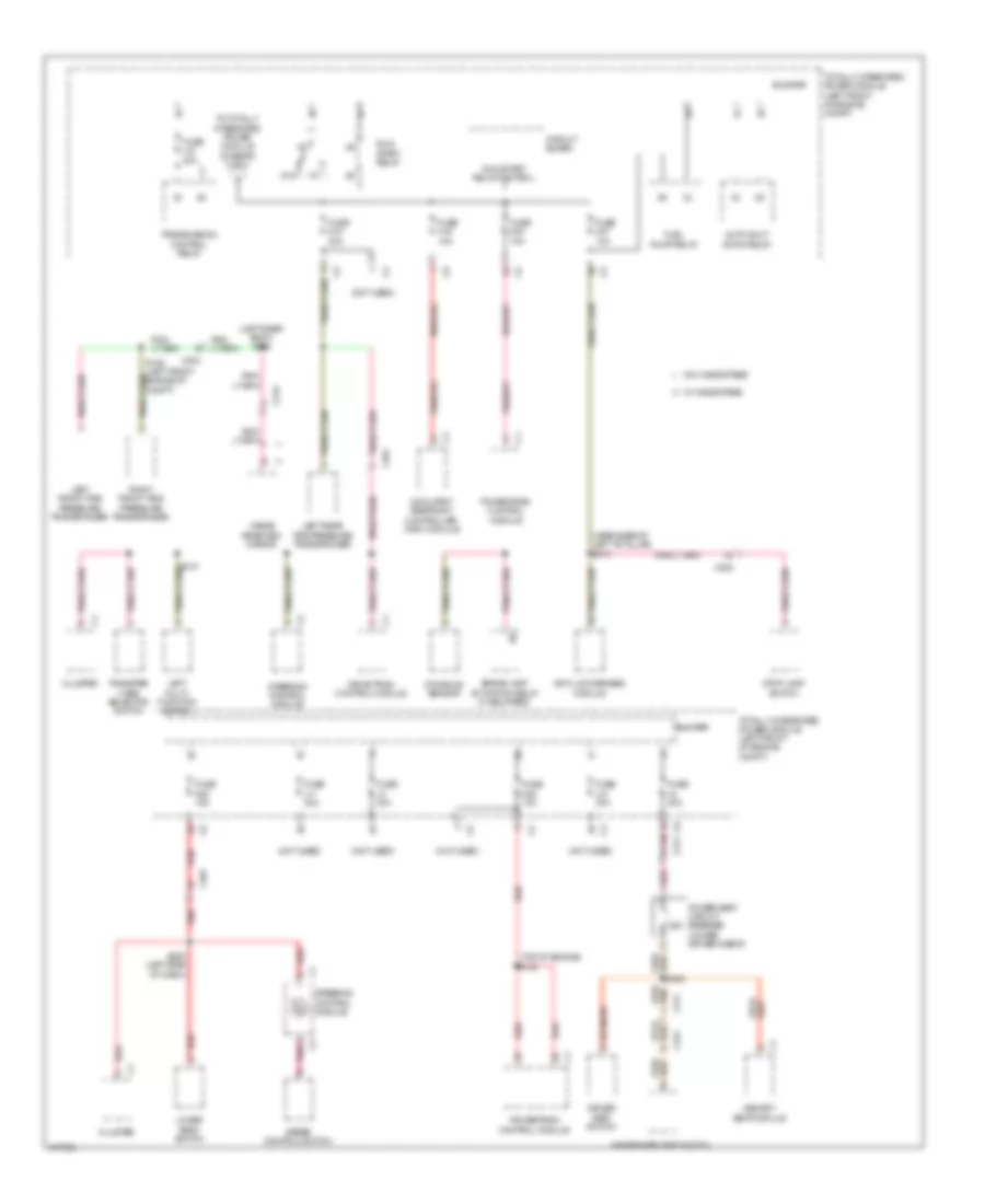 Power Distribution Wiring Diagram 2 of 3 for Jeep Liberty Limited 2011