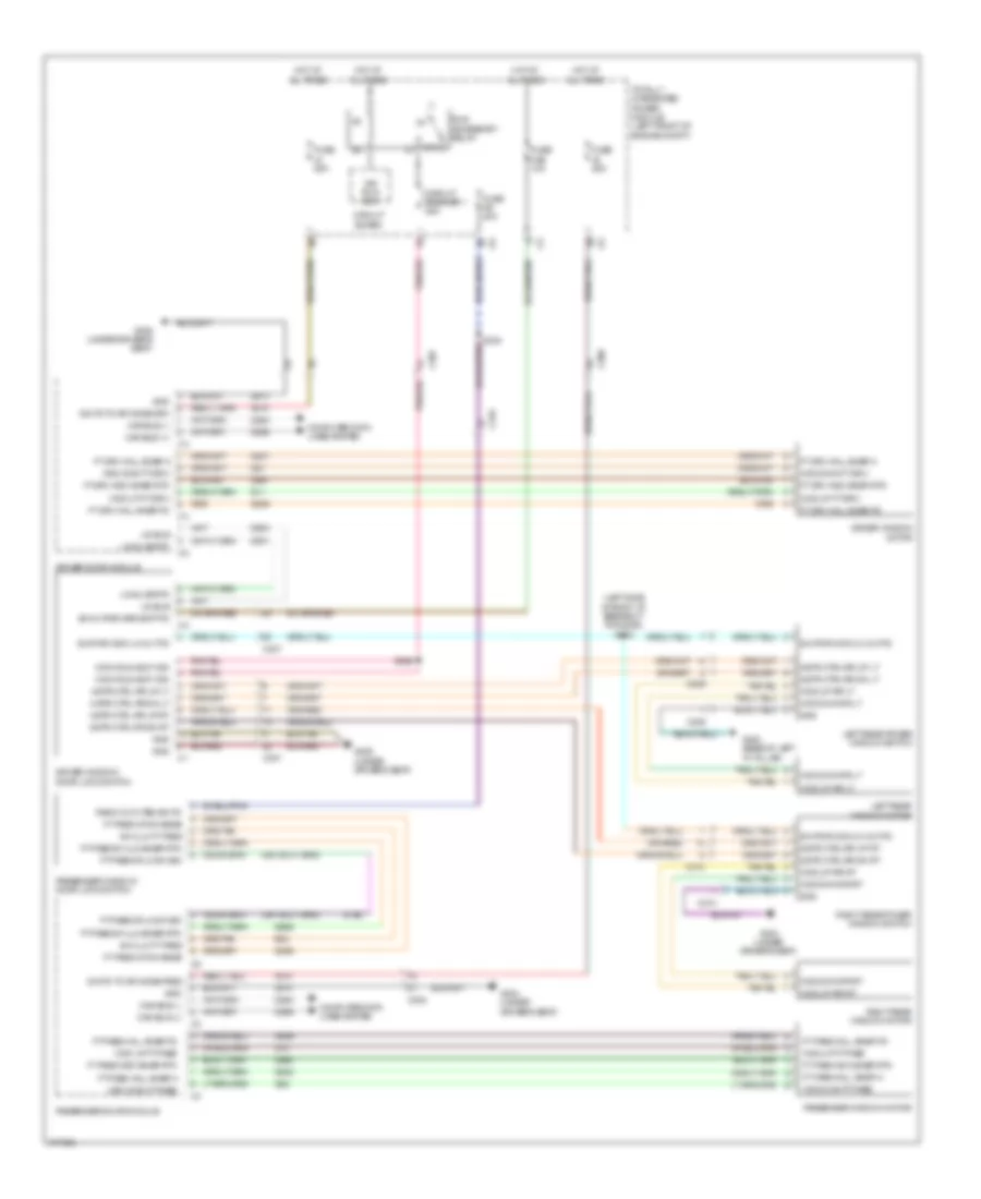 Power Windows Wiring Diagram for Jeep Liberty Limited 2011