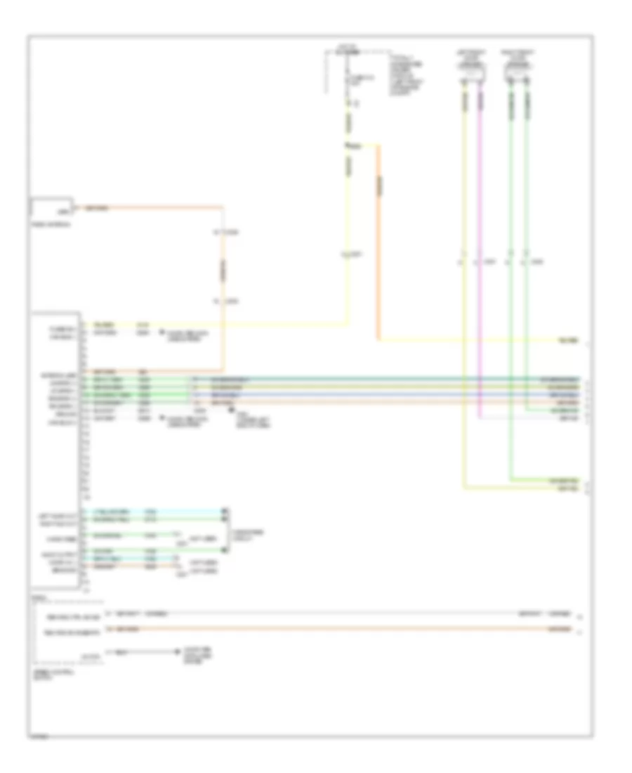 Radio Wiring Diagram 1 of 2 for Jeep Liberty Limited 2011