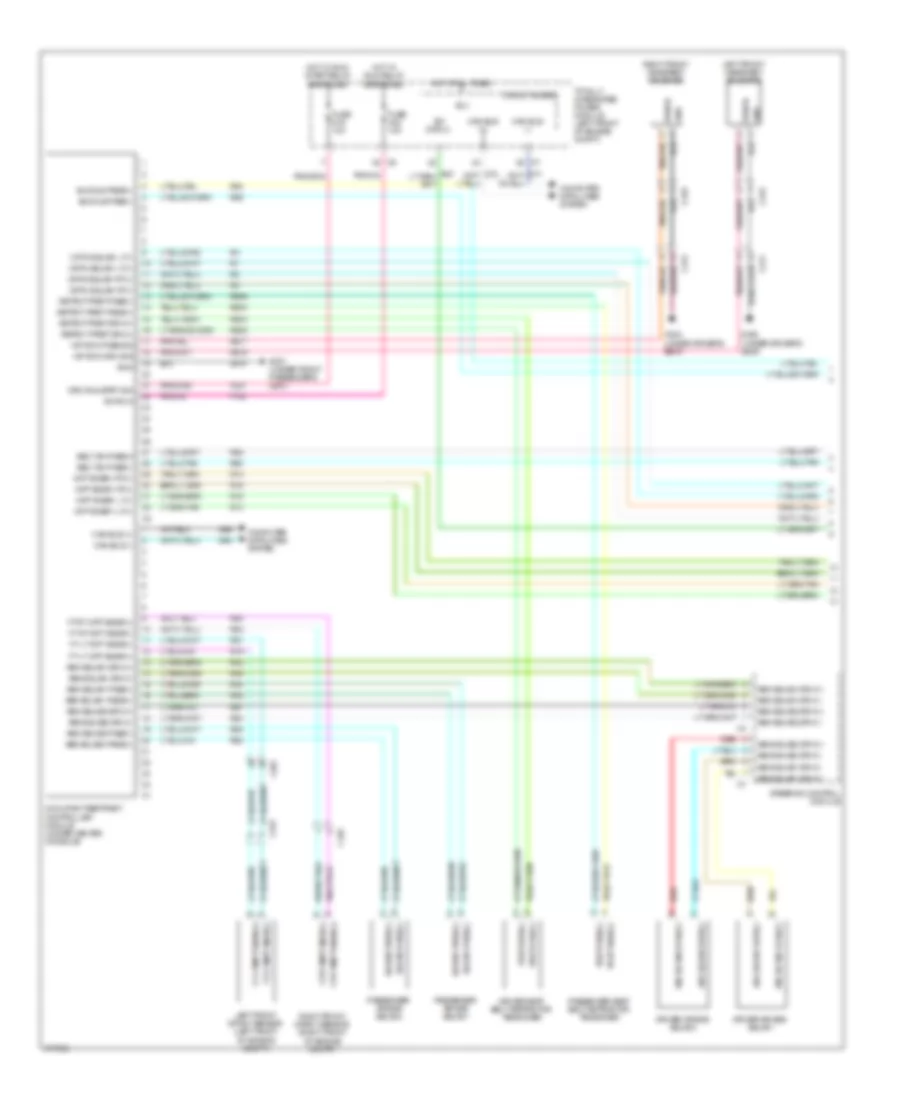 Supplemental Restraints Wiring Diagram 1 of 2 for Jeep Liberty Limited 2011