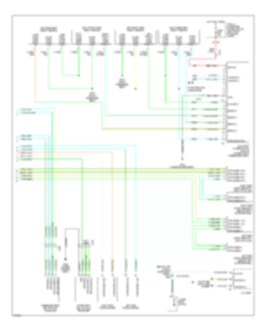 Supplemental Restraints Wiring Diagram 2 of 2 for Jeep Liberty Limited 2011