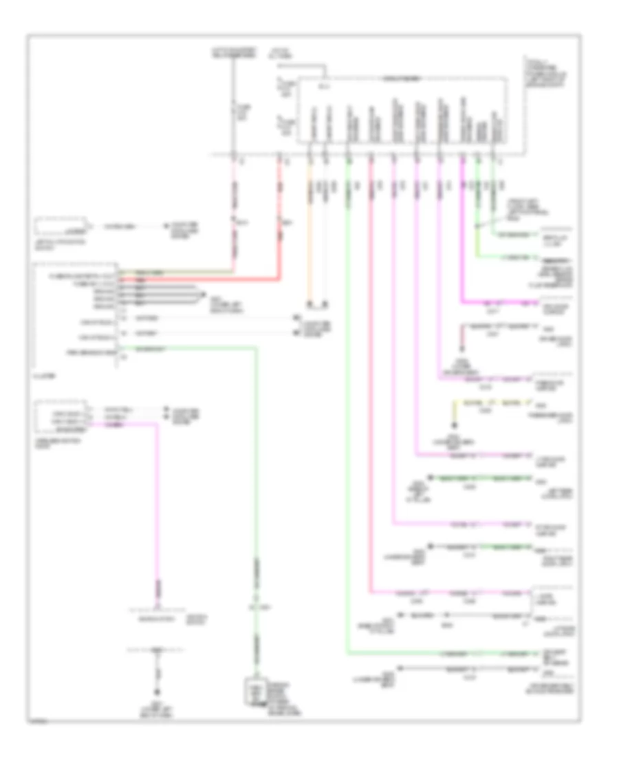 Chime Wiring Diagram for Jeep Liberty Limited 2011