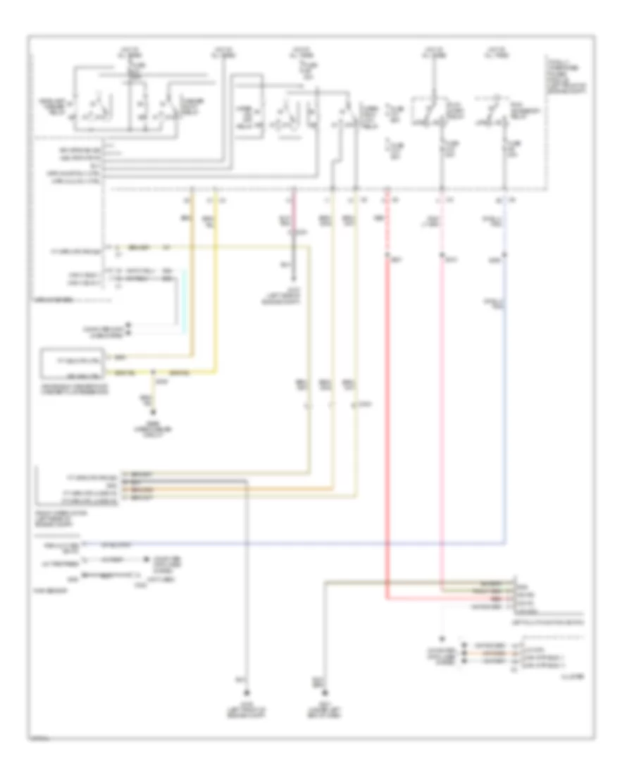 Front Wiper Washer Wiring Diagram for Jeep Liberty Limited 2011