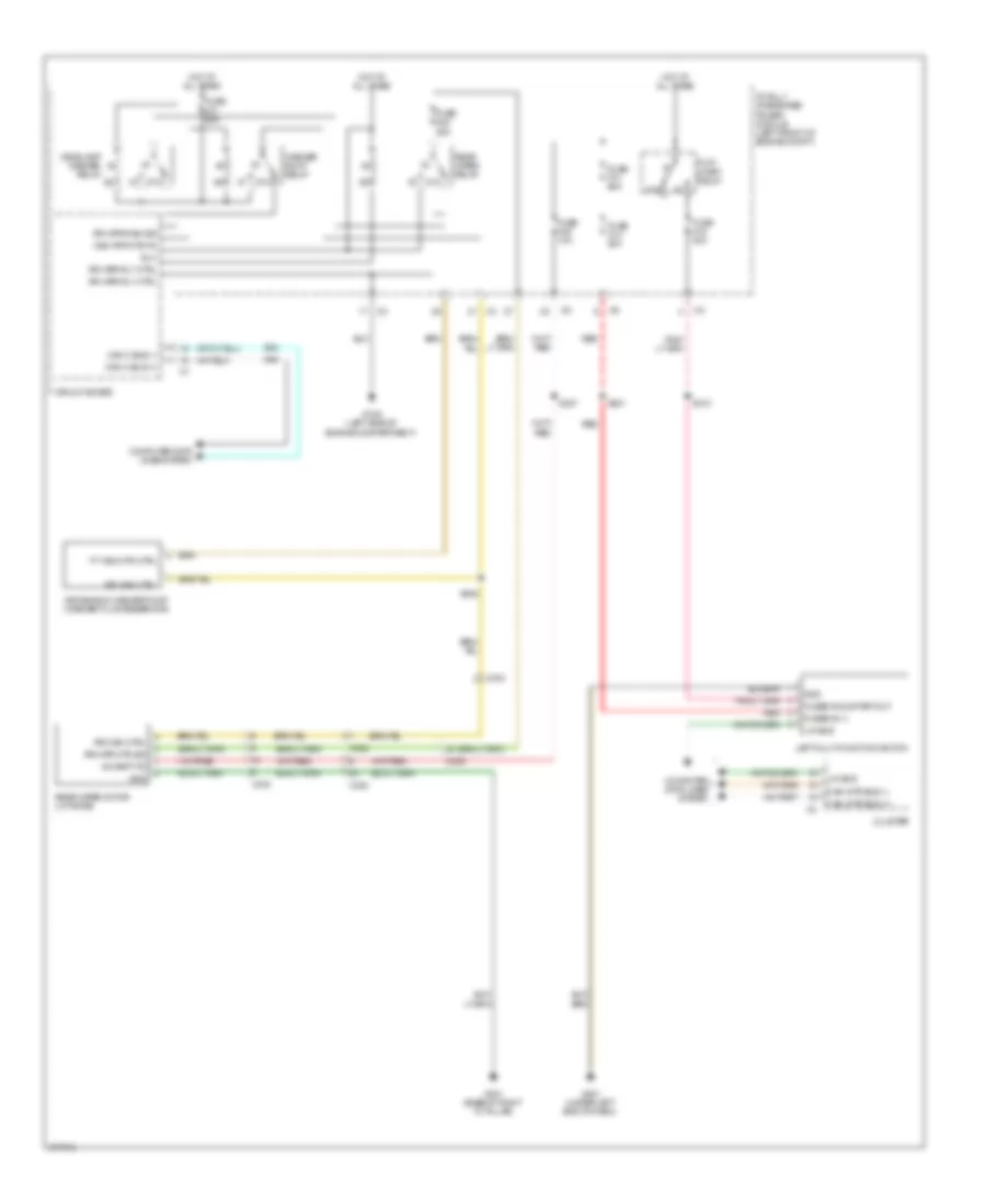 Rear Wiper Washer Wiring Diagram for Jeep Liberty Limited 2011