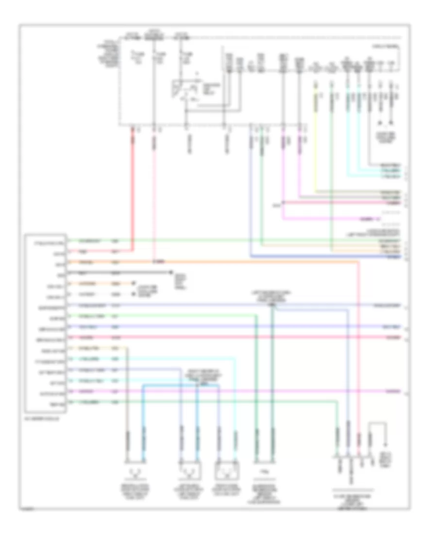 Automatic AC Wiring Diagram (1 of 2) for Jeep Wrangler Sport S 2013