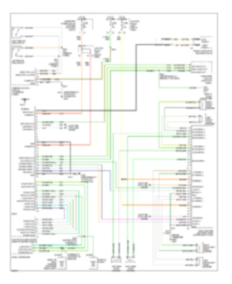 Radio Wiring Diagram, Premium for Jeep Grand Cherokee Limited 2006
