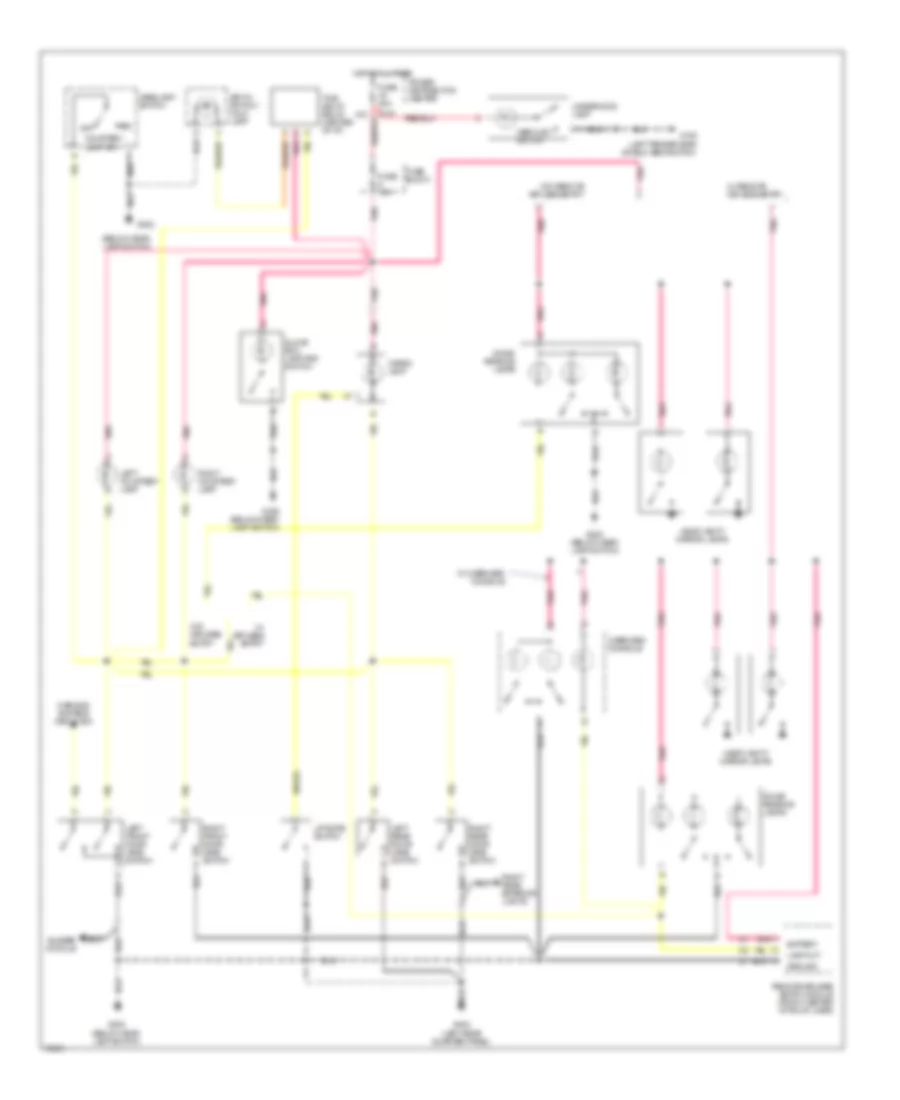 Courtesy Lamps Wiring Diagram for Jeep Cherokee Classic 1996