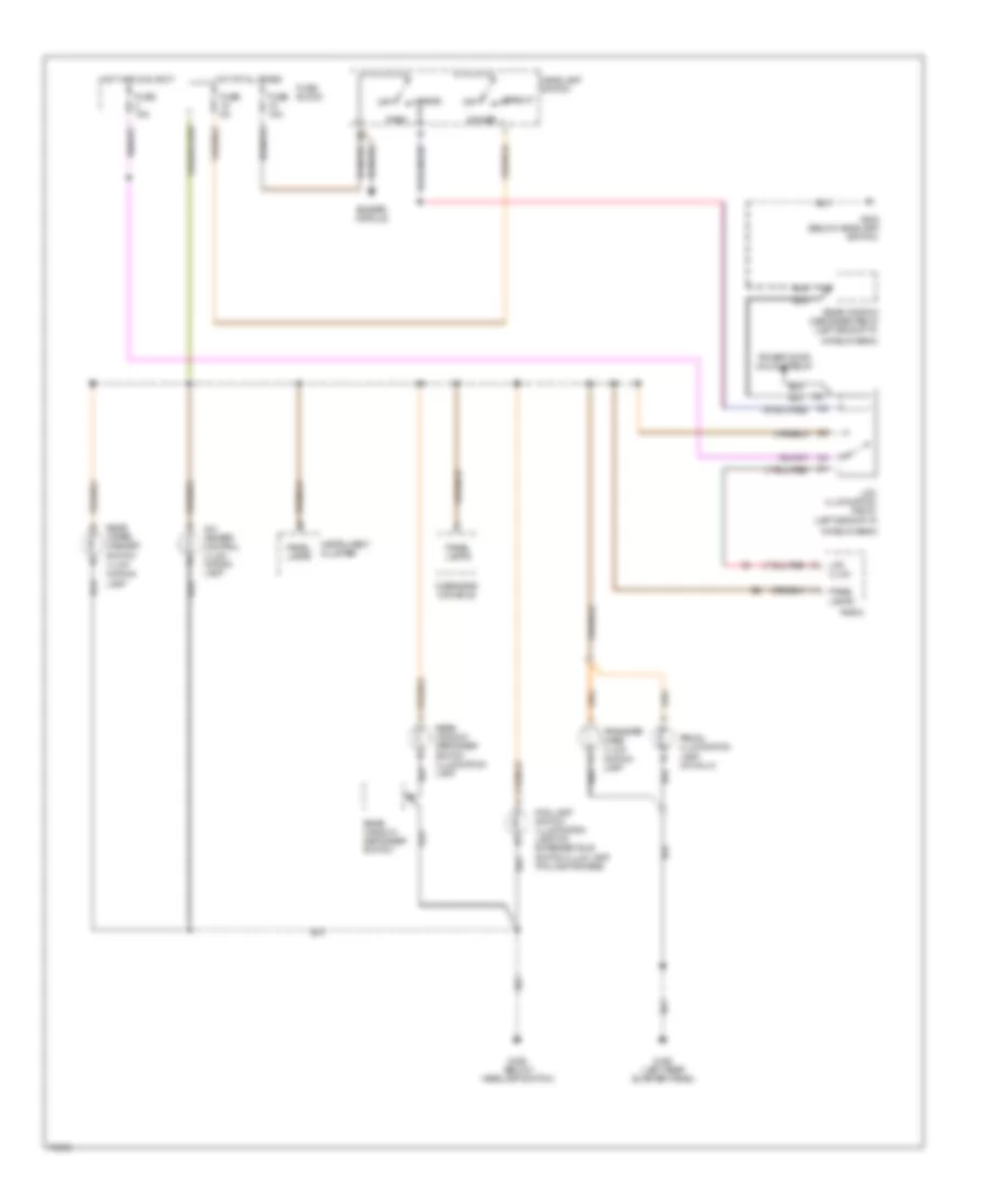 Instrument Illumination Wiring Diagram for Jeep Cherokee Country 1996