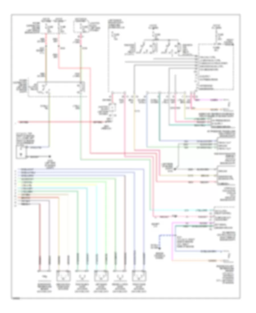 Automatic A C Wiring Diagram 2 of 2 for Jeep Commander Limited 2009