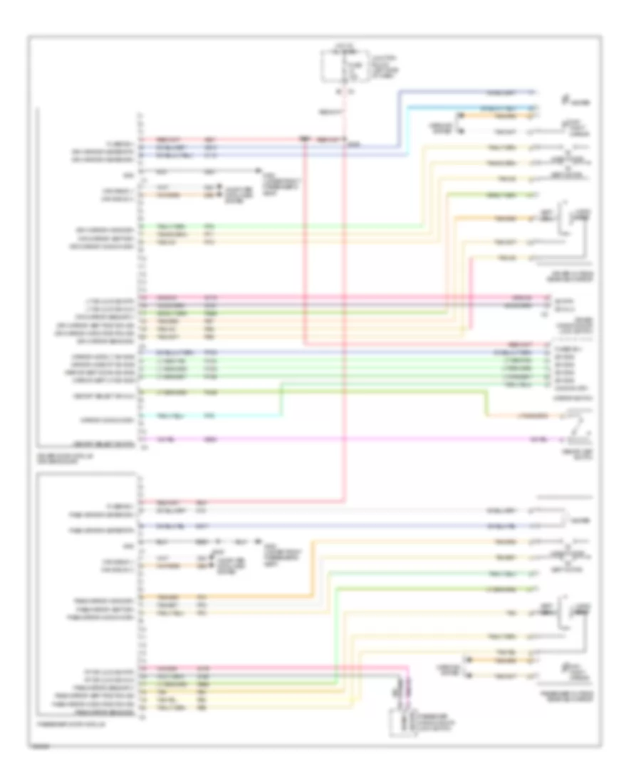 Memory Systems Wiring Diagram 2 of 2 for Jeep Commander Limited 2009