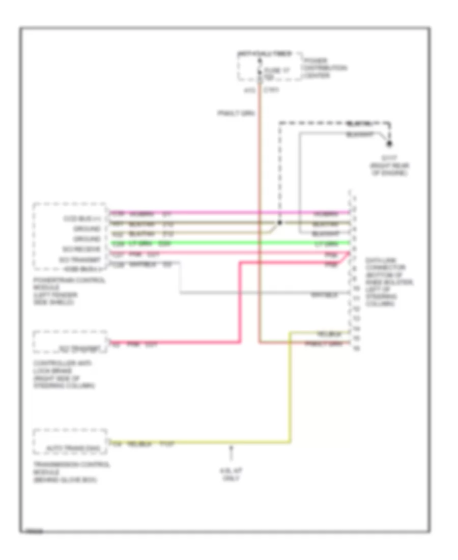 Computer Data Lines for Jeep Cherokee SE 1996