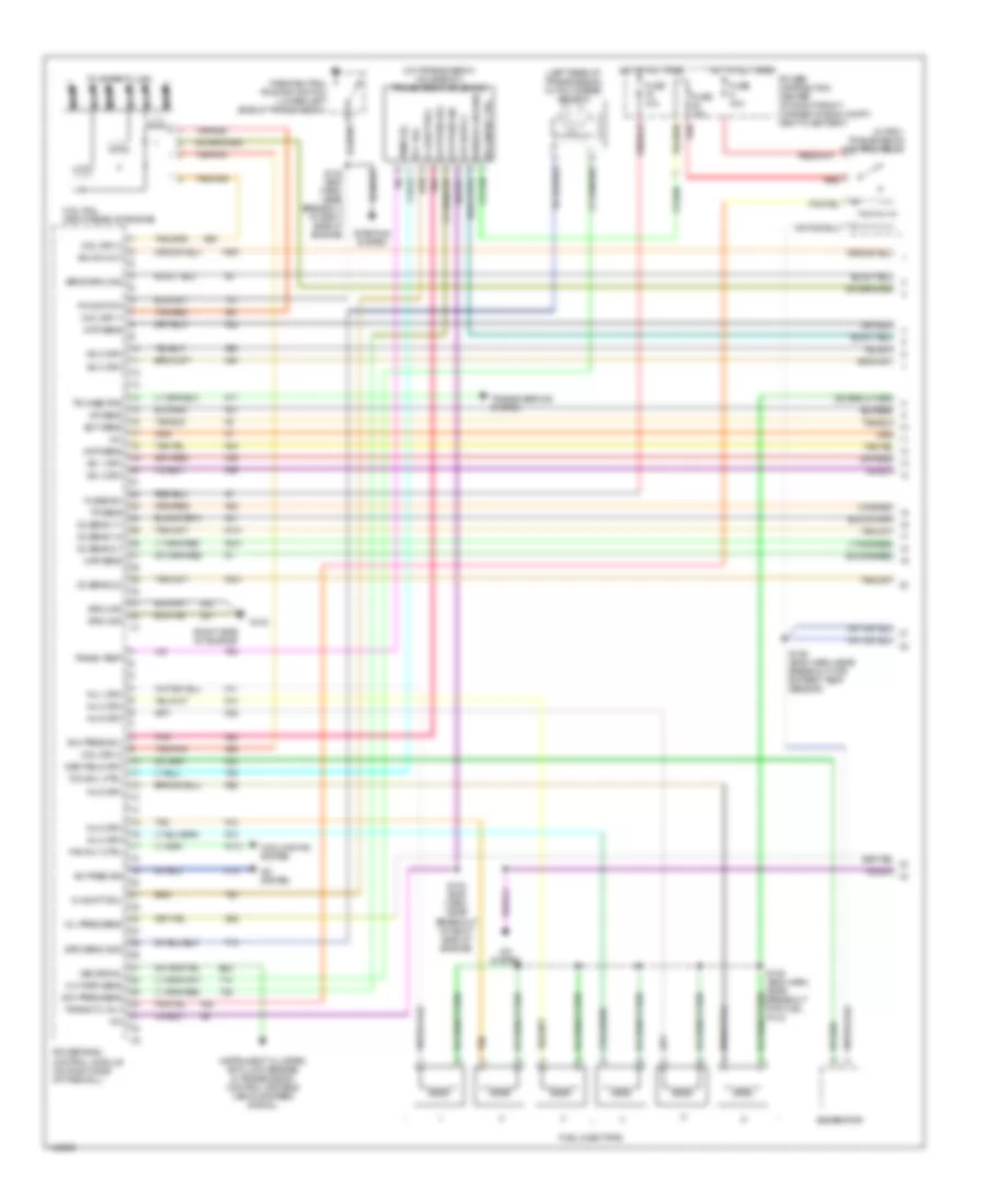 4 0L Engine Performance Wiring Diagrams 1 of 3 for Jeep Grand Cherokee Limited 2002