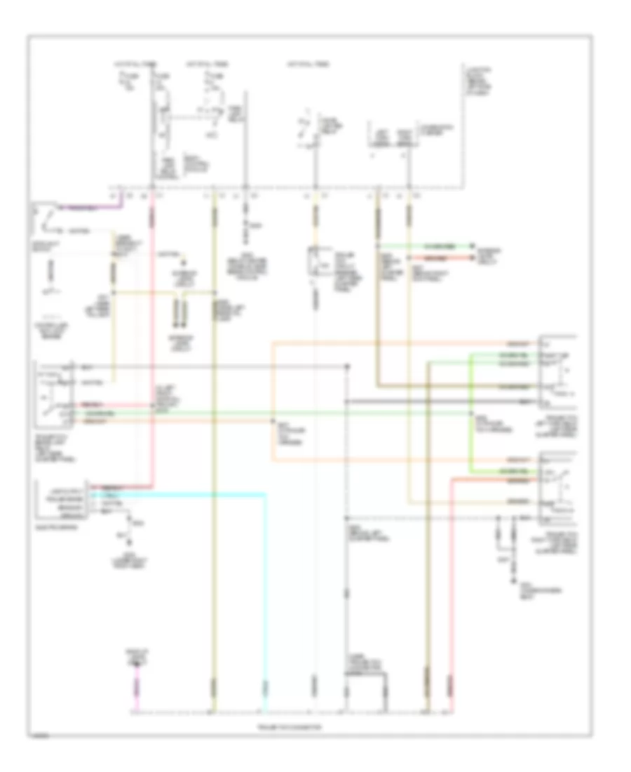 Trailer Tow Wiring Diagram for Jeep Grand Cherokee Limited 2002