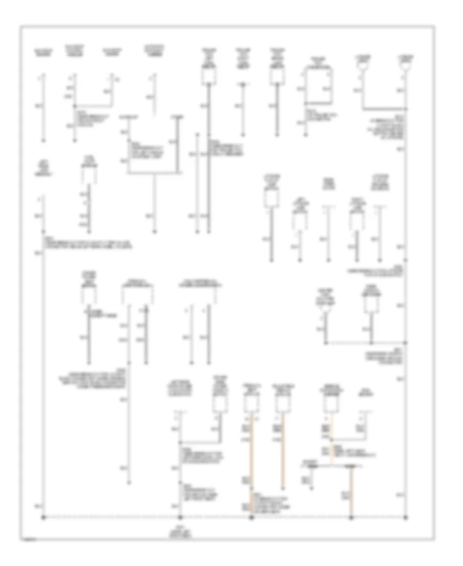 Ground Distribution Wiring Diagram 2 of 4 for Jeep Grand Cherokee Limited 2002