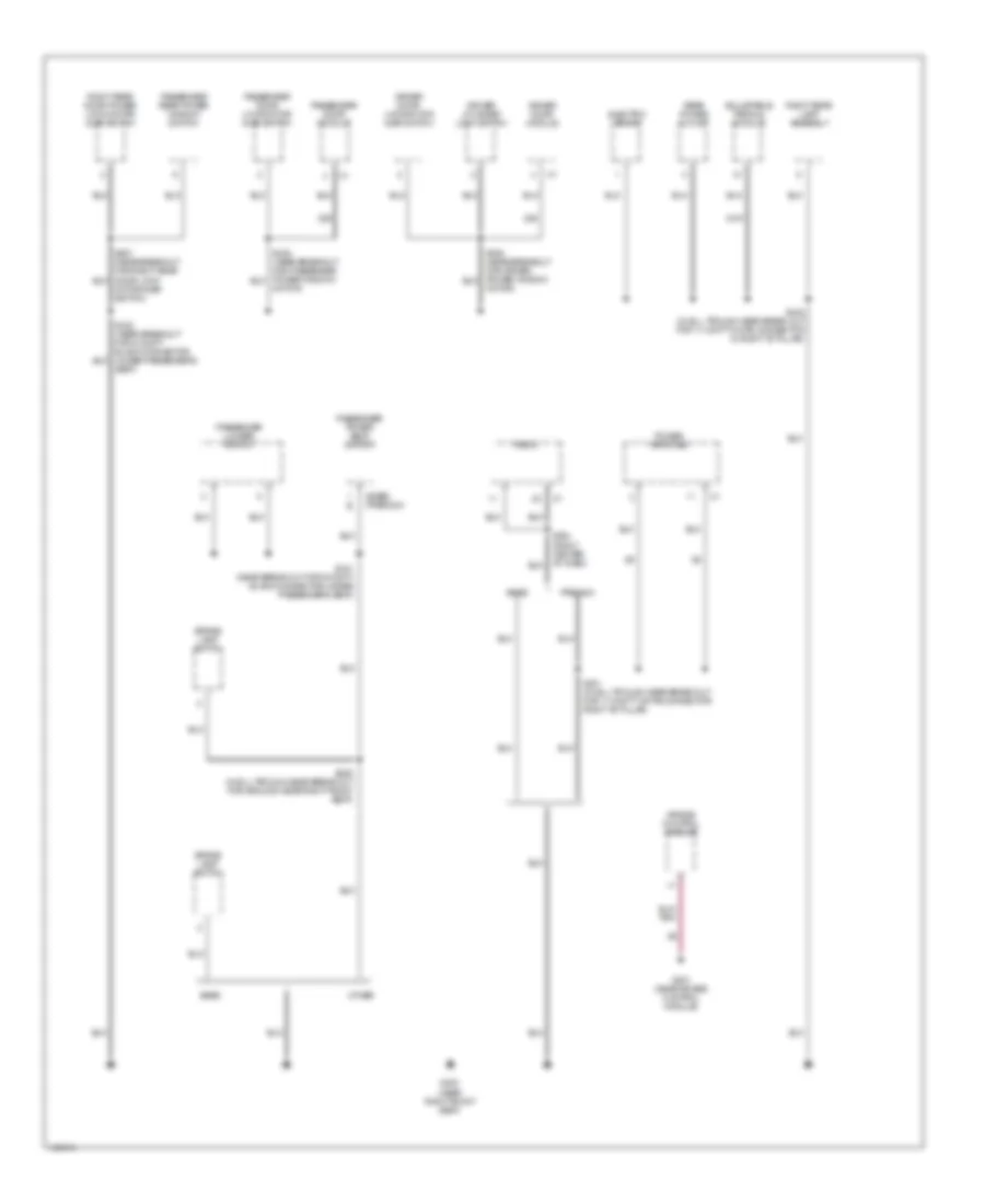 Ground Distribution Wiring Diagram 3 of 4 for Jeep Grand Cherokee Limited 2002
