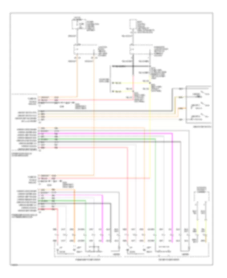 Memory Mirrors Wiring Diagram for Jeep Grand Cherokee Limited 2002