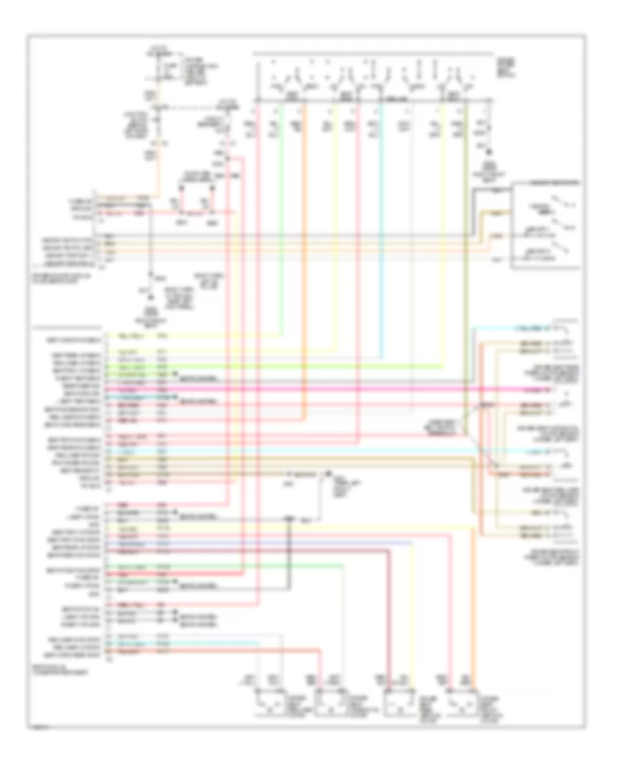 Memory Seat Wiring Diagram for Jeep Grand Cherokee Limited 2002