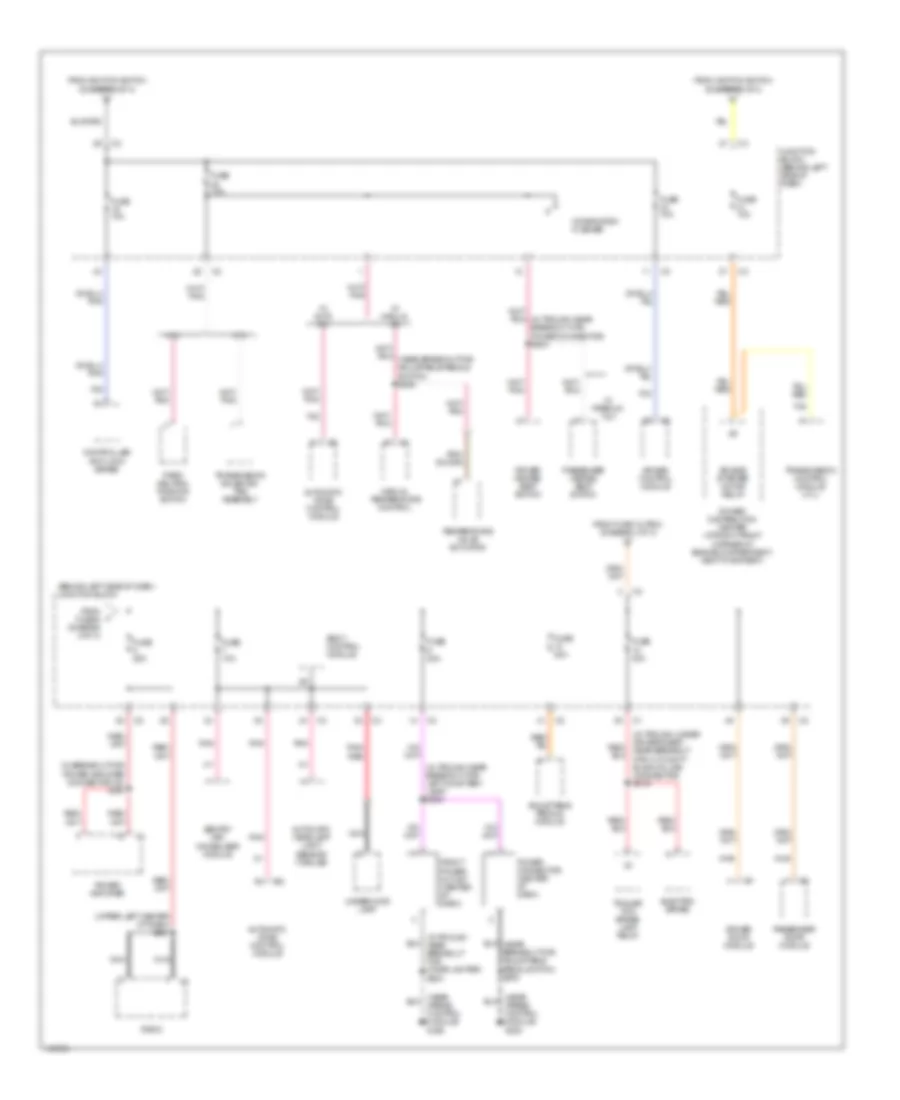 Power Distribution Wiring Diagram 3 of 3 for Jeep Grand Cherokee Limited 2002
