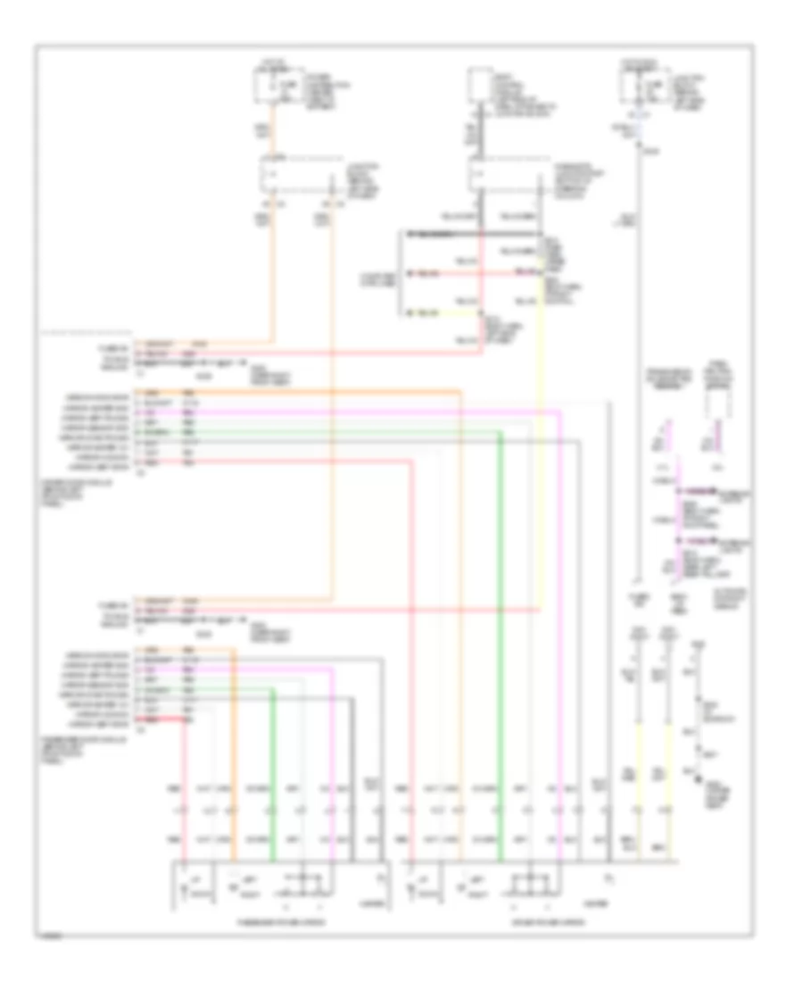 Power Mirror Wiring Diagram for Jeep Grand Cherokee Limited 2002