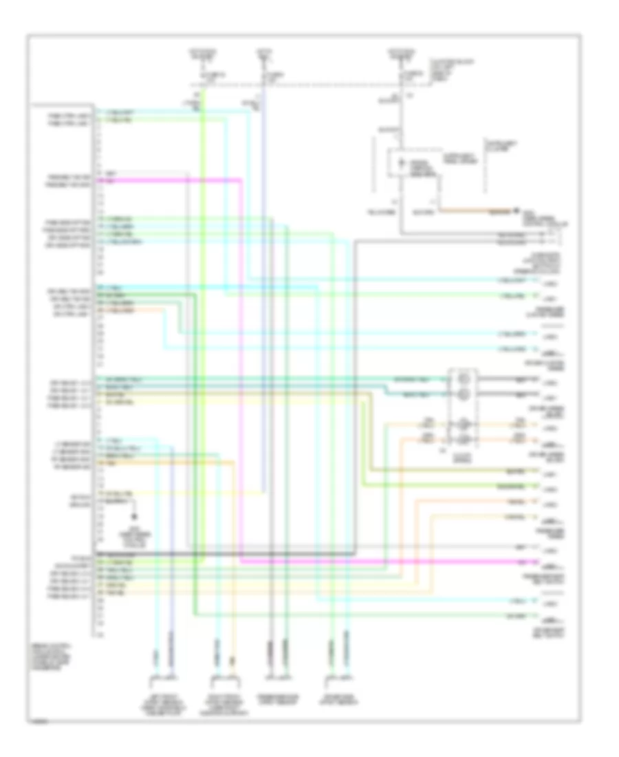 Supplemental Restraint Wiring Diagram for Jeep Grand Cherokee Limited 2002