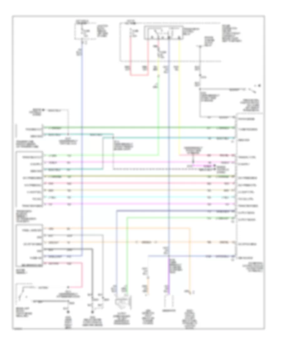4 0L A T Wiring Diagram for Jeep Grand Cherokee Limited 2002