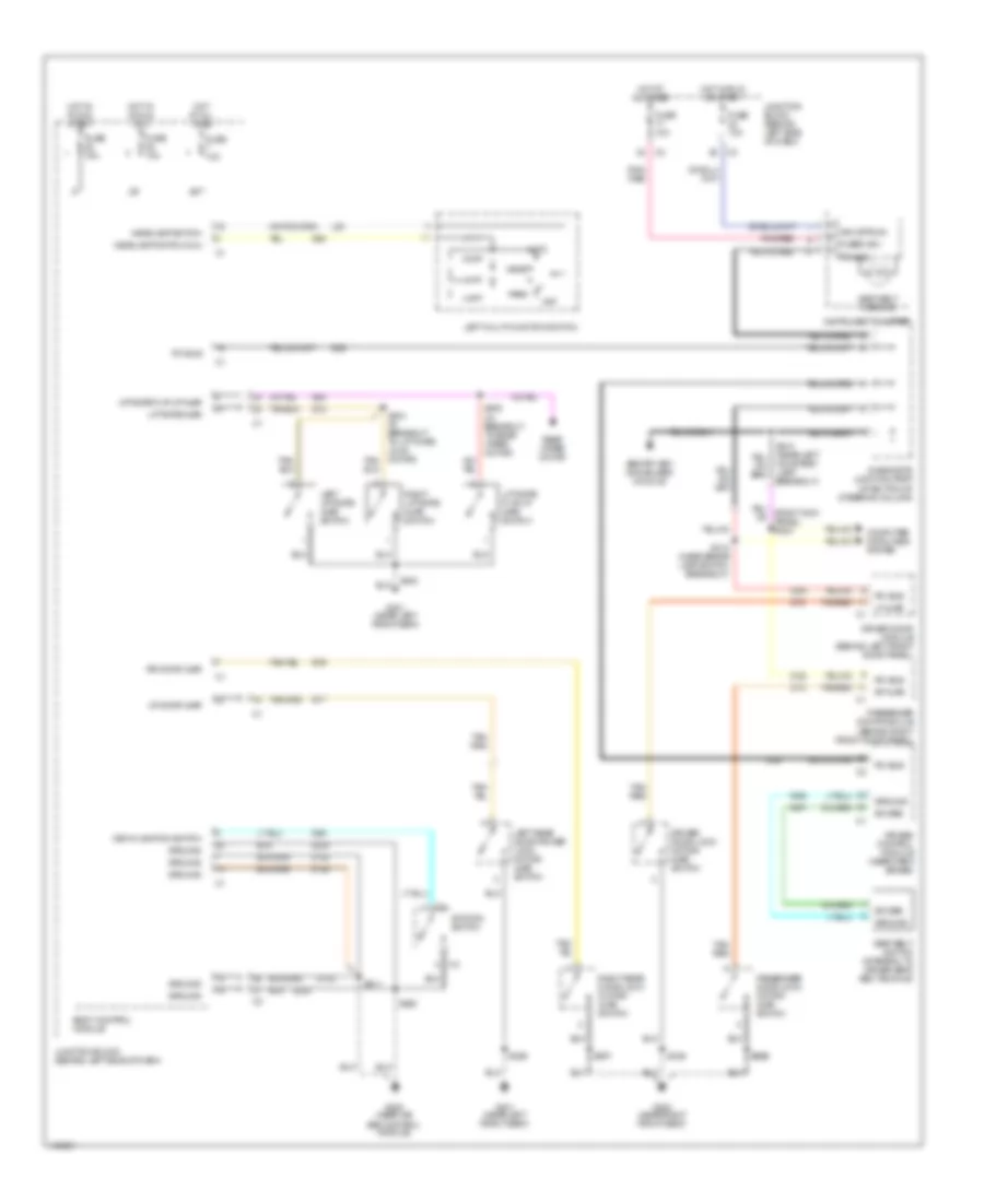 Warning System Wiring Diagrams for Jeep Grand Cherokee Limited 2002