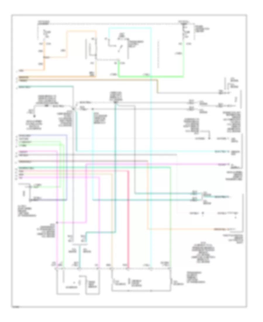 Transmission Wiring Diagram (2 of 2) for Jeep Grand Cherokee Laredo 1996