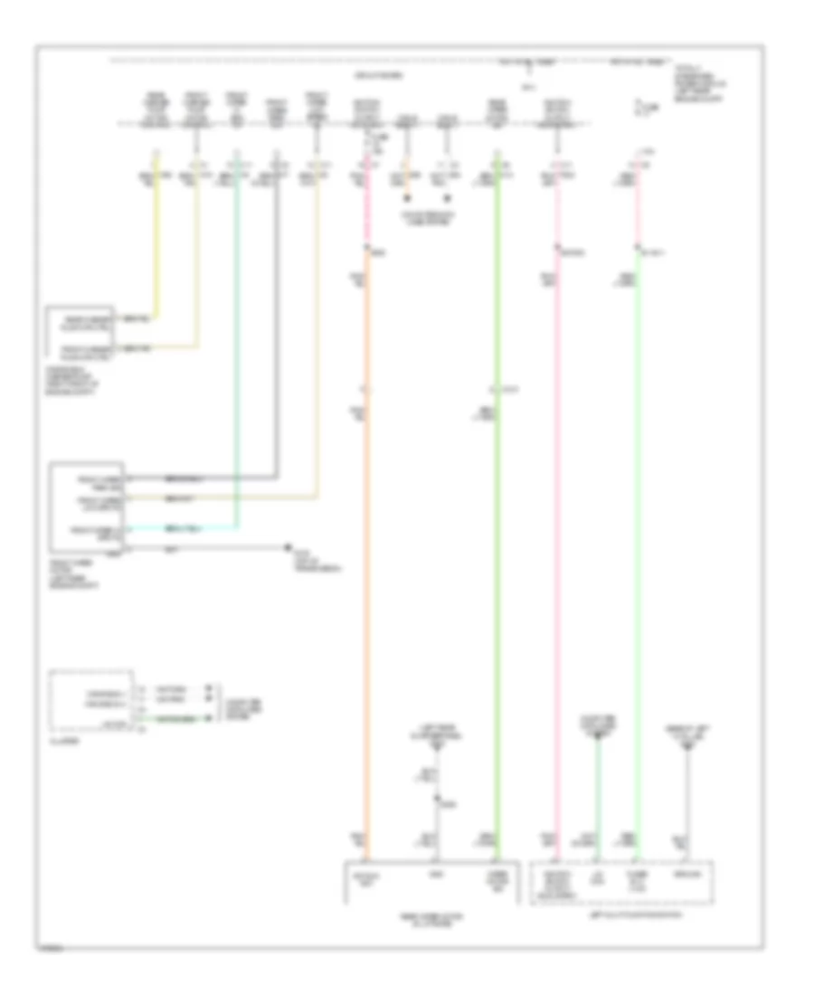 Электросхема стеклоочистителя, дворников и омывателя для Jeep Patriot Latitude 2011