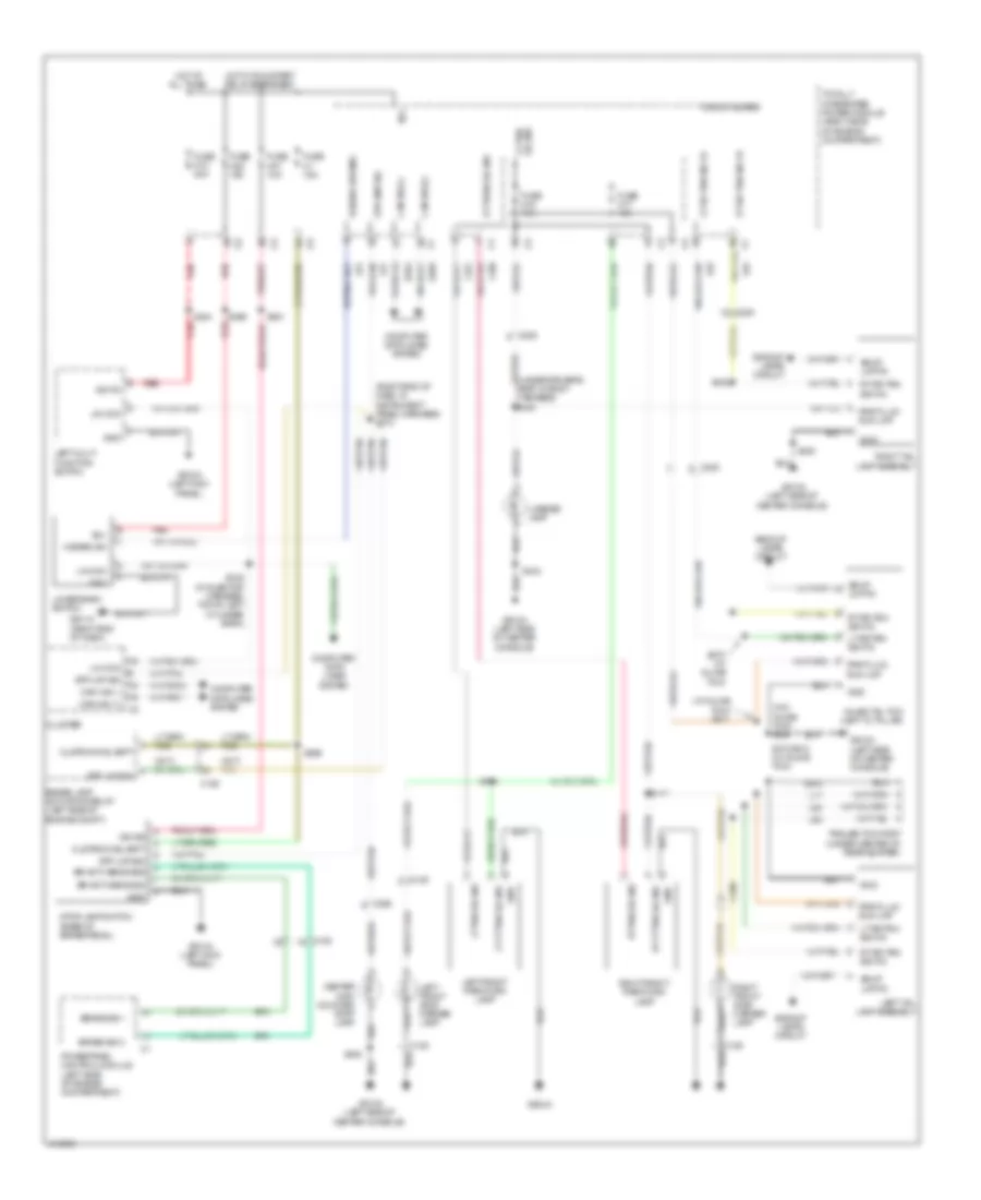 Exterior Lamps Wiring Diagram for Jeep Wrangler Unlimited Sport 2013