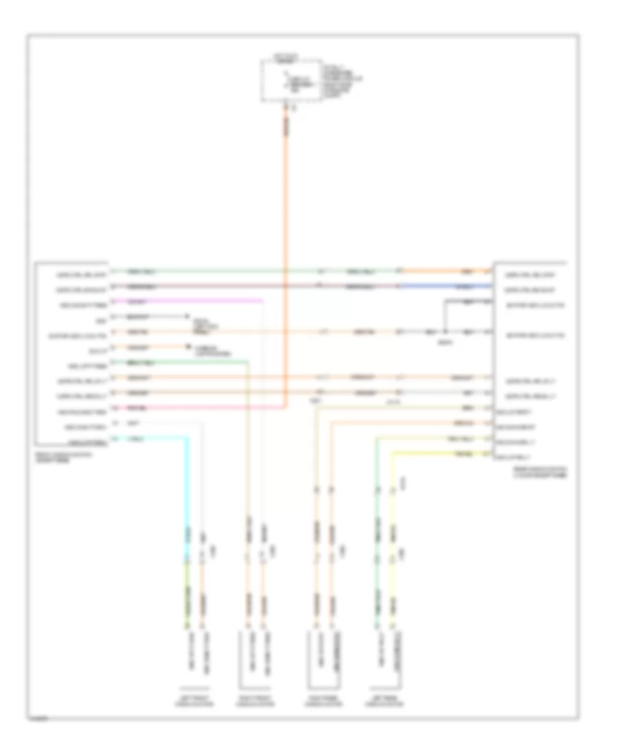 Power Windows Wiring Diagram for Jeep Wrangler Unlimited Sport 2013