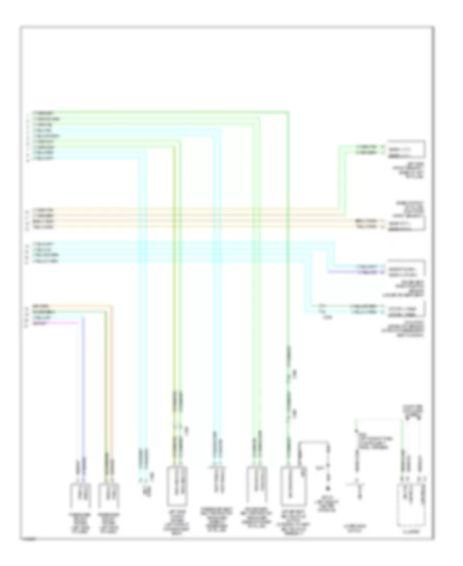 Supplemental Restraints Wiring Diagram 2 of 2 for Jeep Wrangler Unlimited Sport 2013