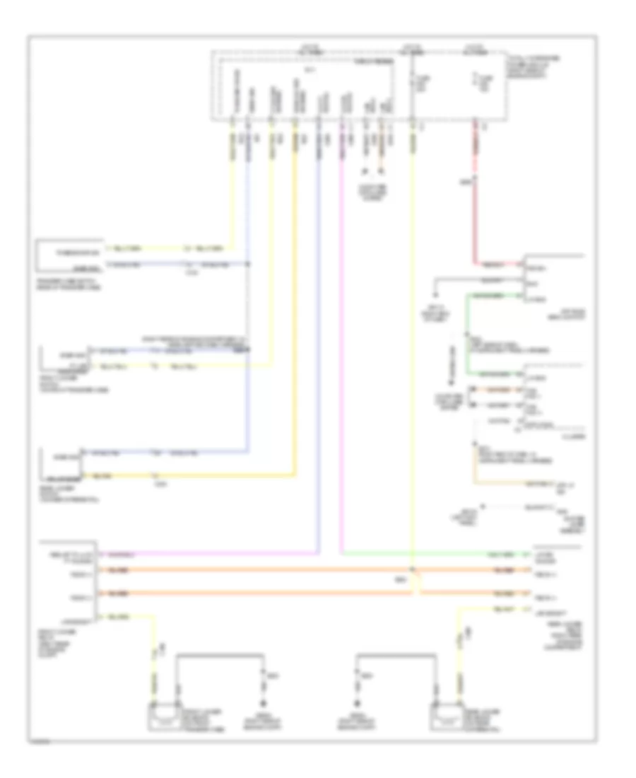 Front Rear Differential Lock Wiring Diagram for Jeep Wrangler Unlimited Sport 2013