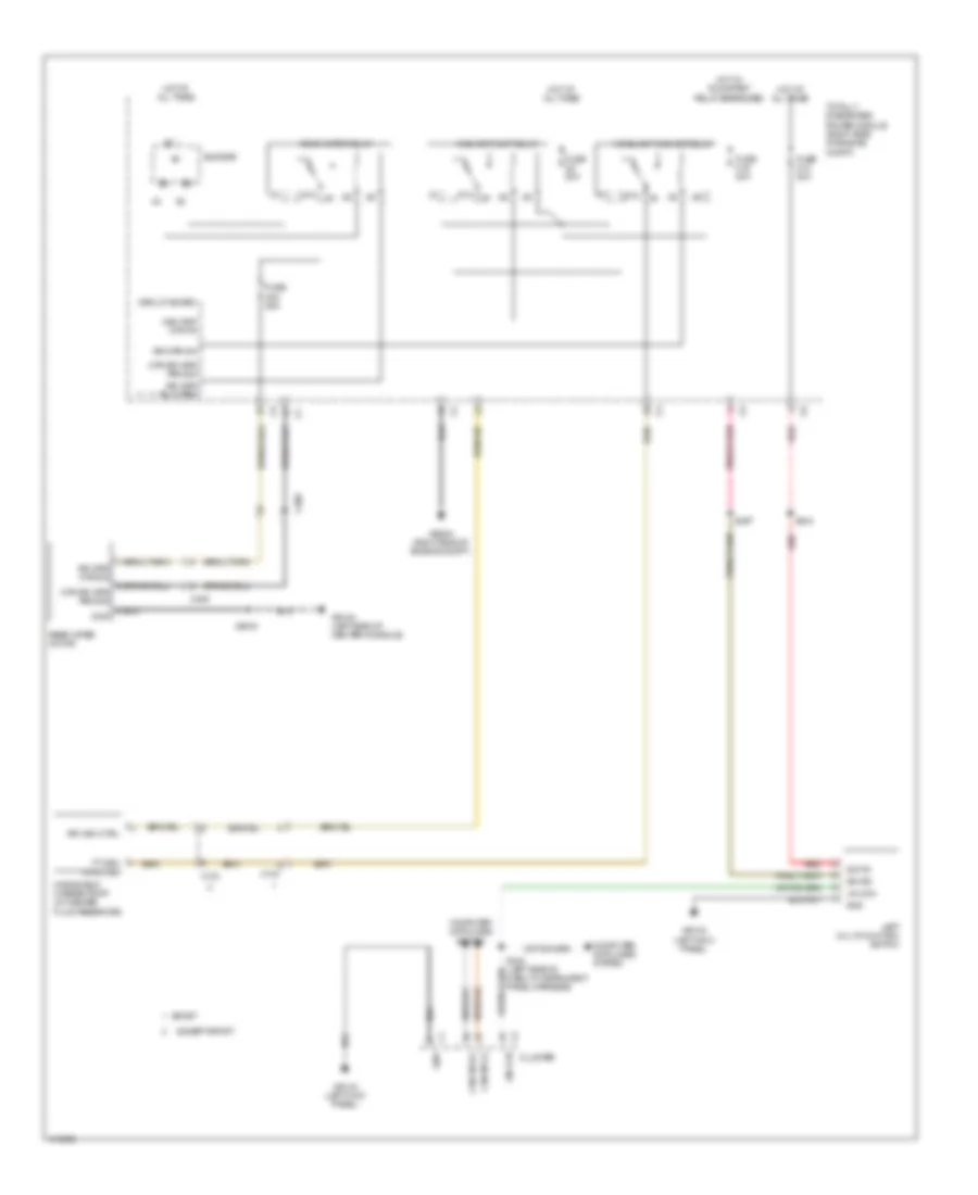 Rear Wiper Washer Wiring Diagram for Jeep Wrangler Unlimited Sport 2013