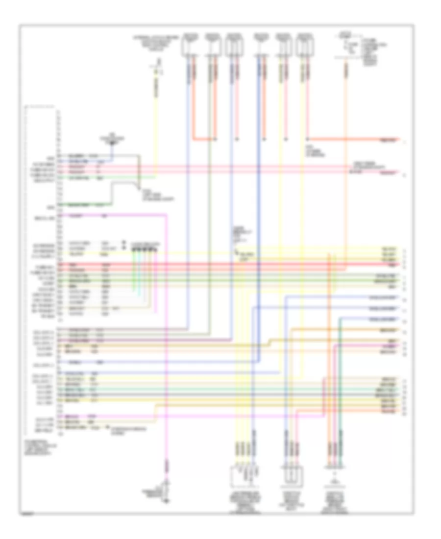 3.7L, Engine Performance Wiring Diagram (1 of 5) for Jeep Liberty Limited 2006