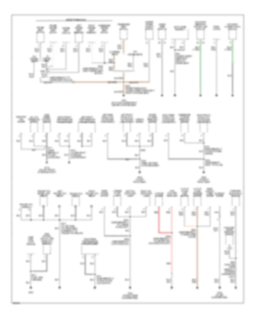 Ground Distribution Wiring Diagram 2 of 2 for Jeep Liberty Limited 2006
