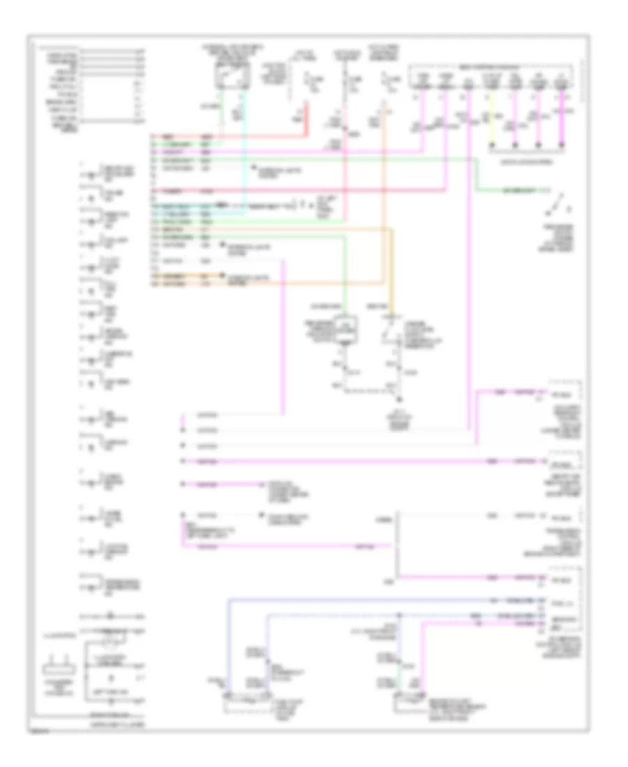 Instrument Cluster Wiring Diagram for Jeep Liberty Limited 2006