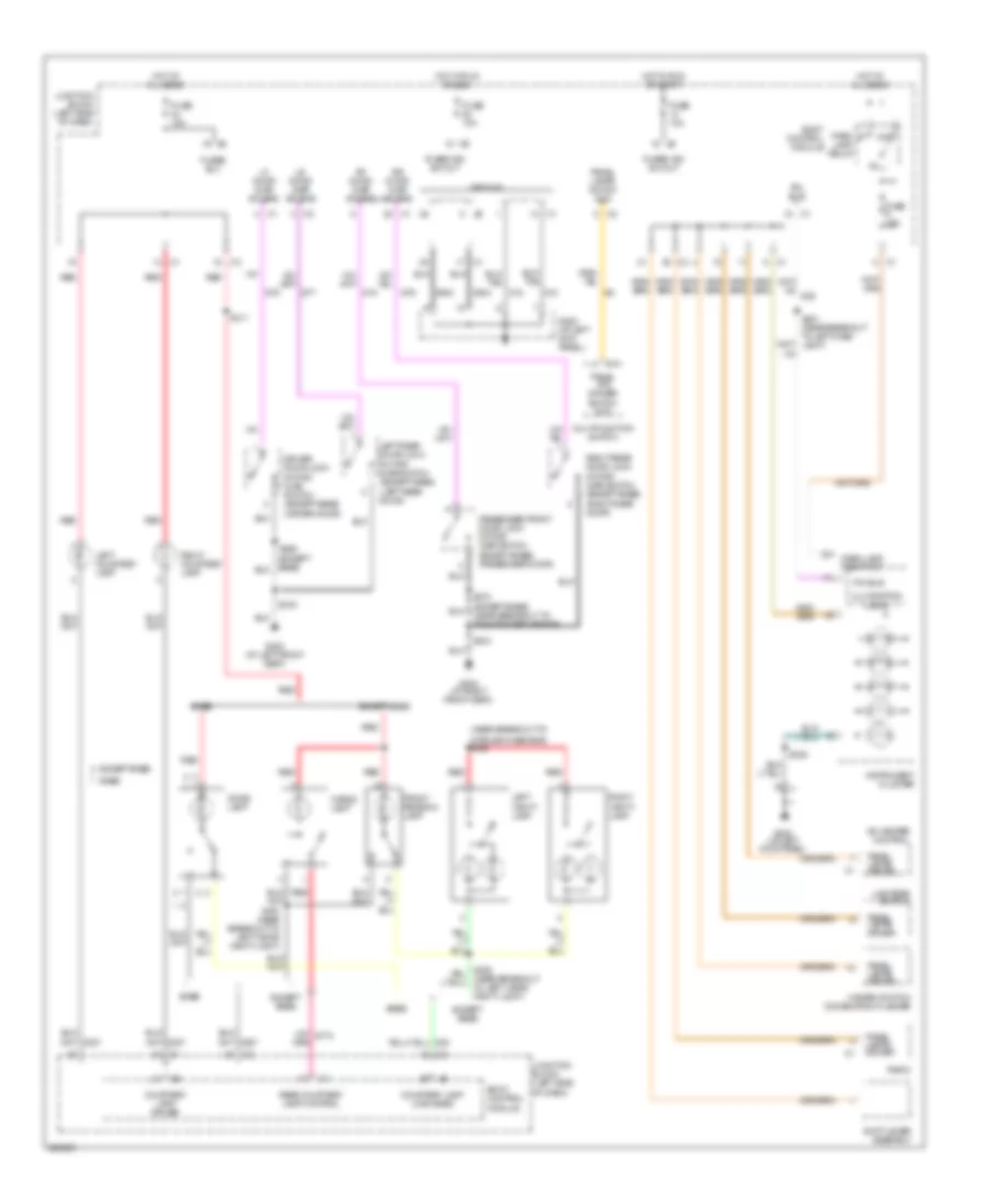 Interior Lights Wiring Diagram for Jeep Liberty Limited 2006