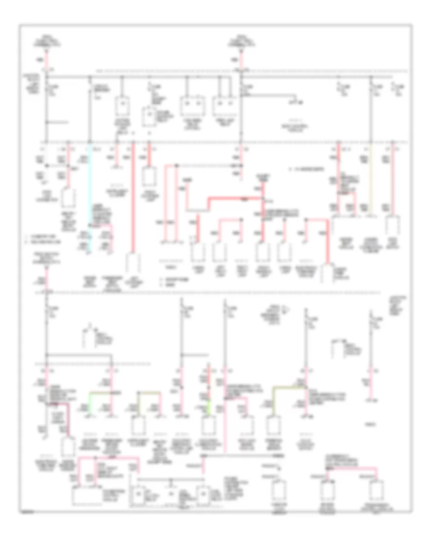 Power Distribution Wiring Diagram (3 of 3) for Jeep Liberty Limited 2006