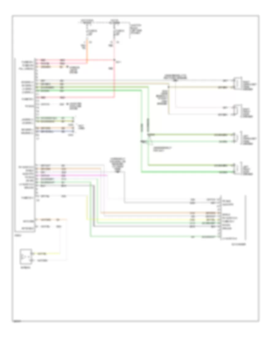 Radio Wiring Diagram, Base for Jeep Liberty Limited 2006