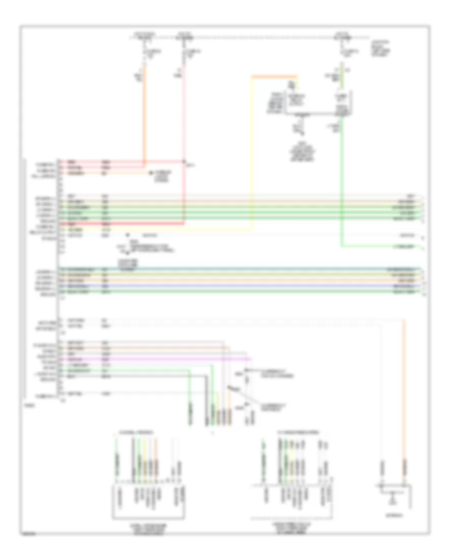 Radio Wiring Diagram Premium 1 of 2 for Jeep Liberty Limited 2006