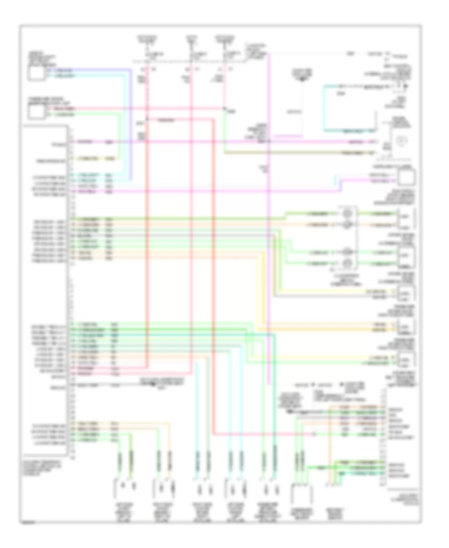 Supplemental Restraints Wiring Diagram for Jeep Liberty Limited 2006