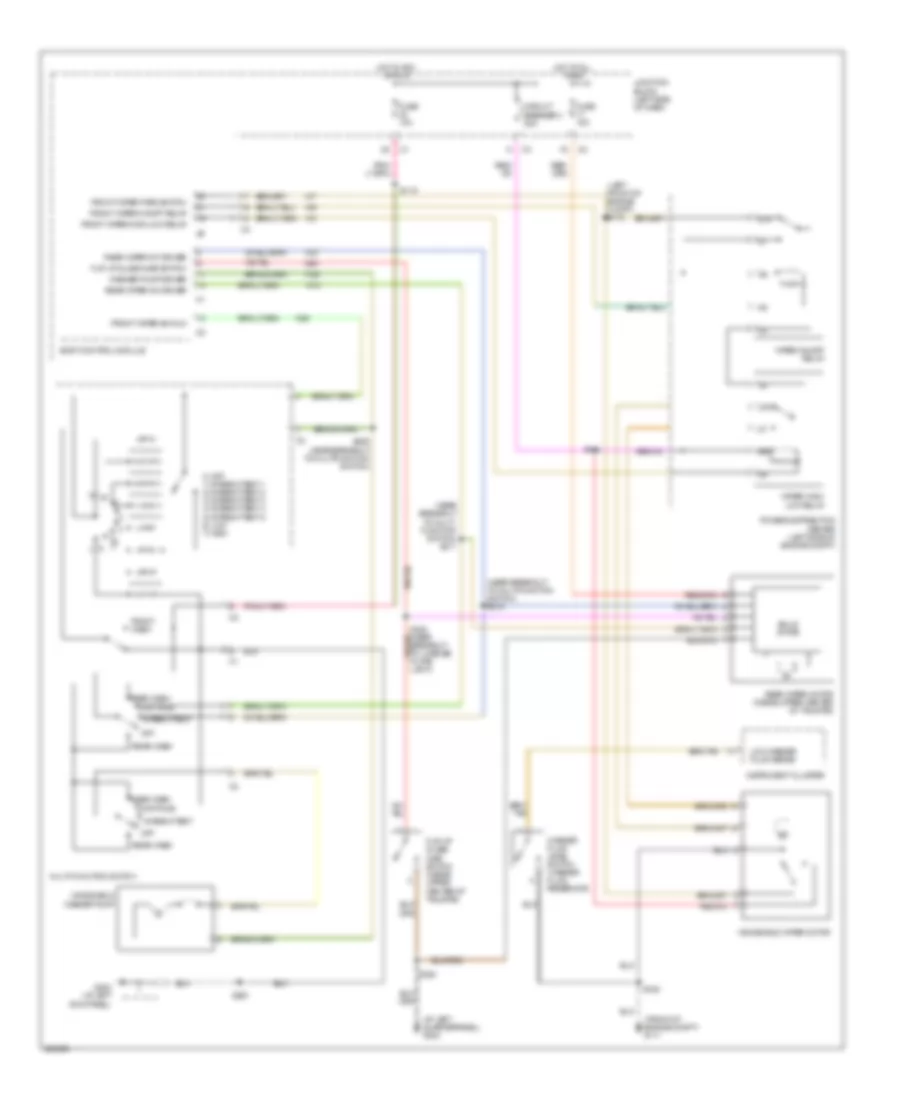WiperWasher Wiring Diagram for Jeep Liberty Limited 2006