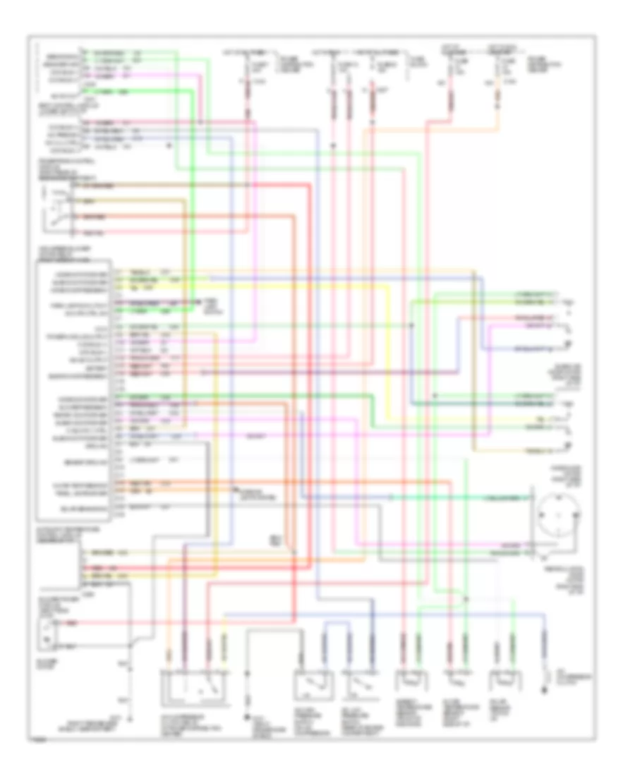 Air Conditioning Wiring Diagrams Auto A C for Jeep Grand Cherokee Limited 1996