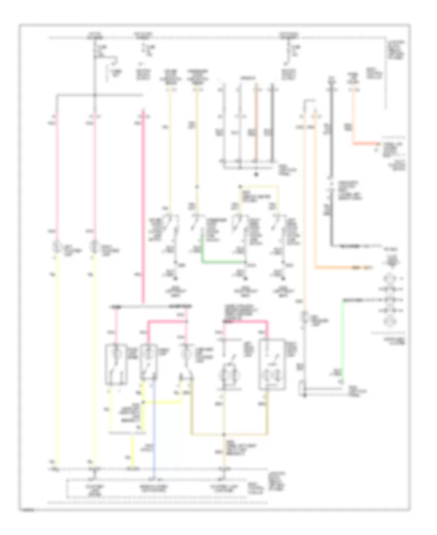 Interior Light Wiring Diagram for Jeep Liberty Limited 2002