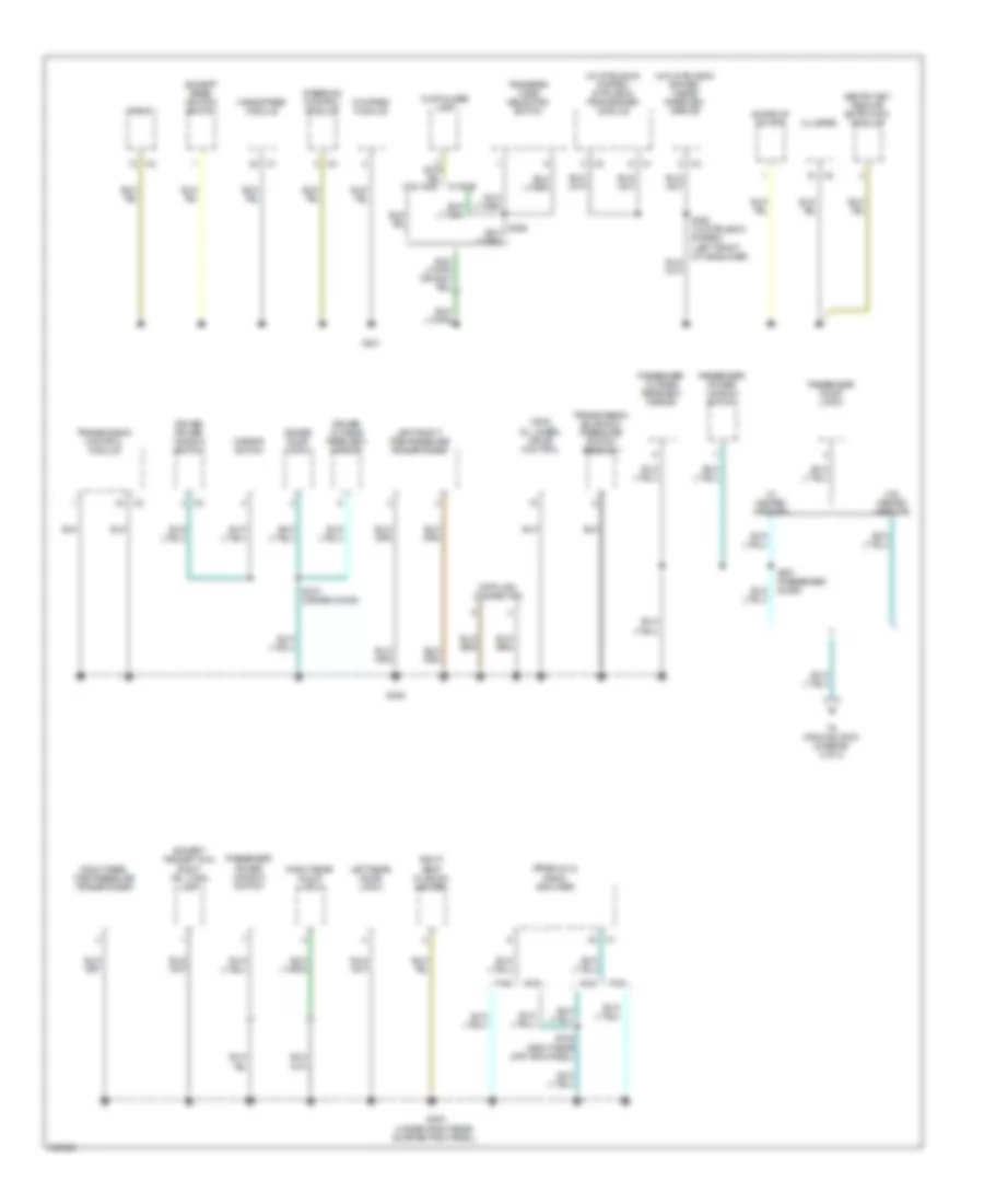 Ground Distribution Wiring Diagram (2 of 3) for Jeep Compass Limited 2009