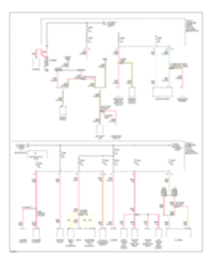 Power Distribution Wiring Diagram 1 of 4 for Jeep Compass Limited 2009
