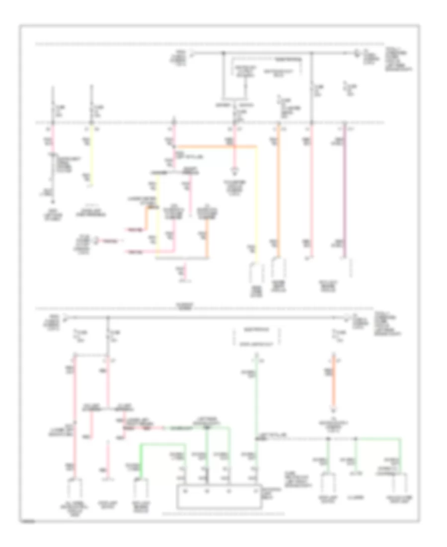 Power Distribution Wiring Diagram 2 of 4 for Jeep Compass Limited 2009