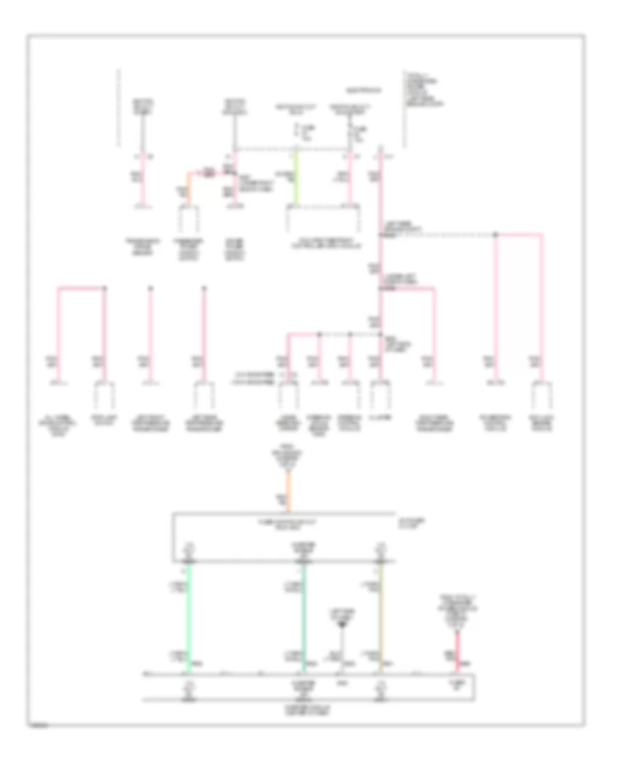 Power Distribution Wiring Diagram 4 of 4 for Jeep Compass Limited 2009