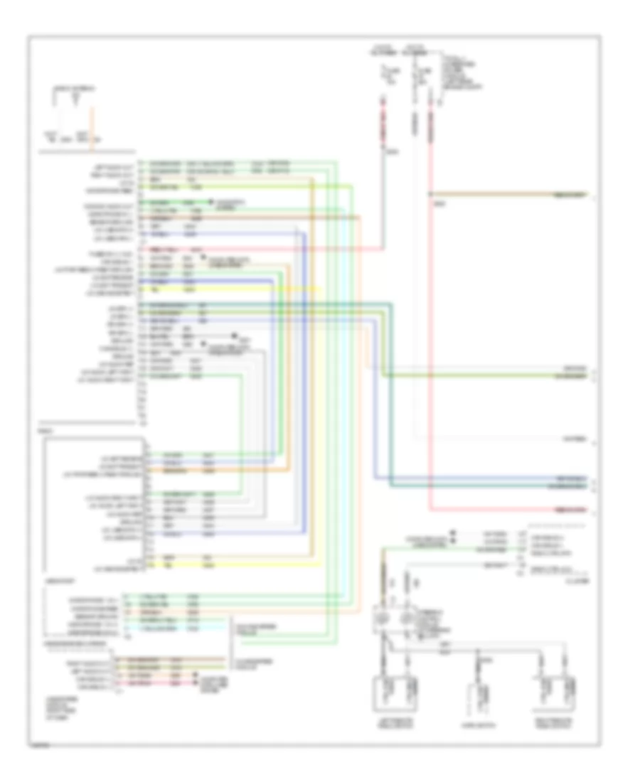 Radio Wiring Diagram, Premium (1 of 2) for Jeep Compass Limited 2009