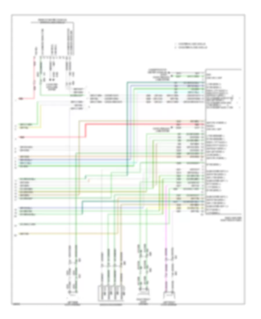 Navigation Wiring Diagram, Premium (3 of 3) for Jeep Cherokee Latitude 2014